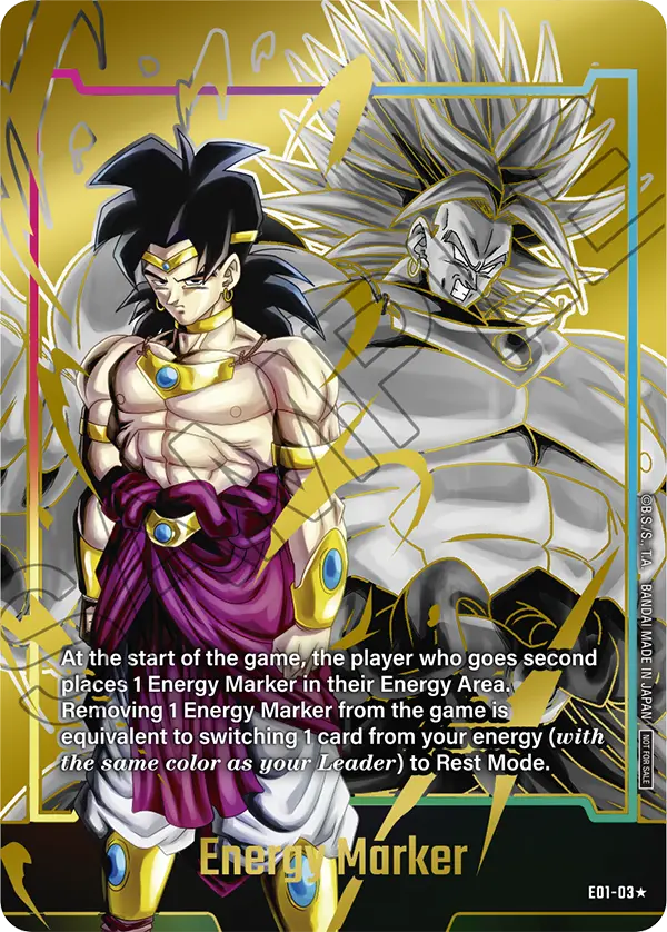 Energy Marker E01-03 Dragon Ball Fusion World card, Promo