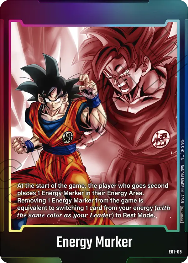 Energy Marker E01-05 Dragon Ball Fusion World card, Promo