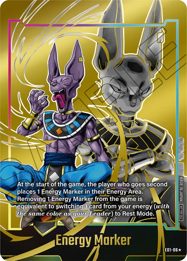 Energy Marker E01-06 Dragon Ball Fusion World card, Promo