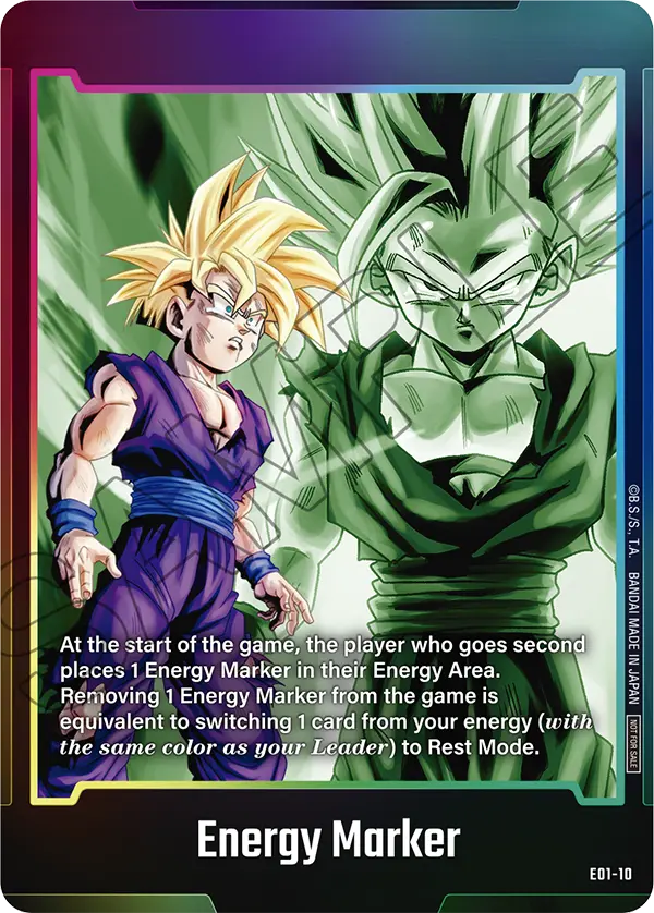 Energy Marker E01-10 Dragon Ball Fusion World card, Promo