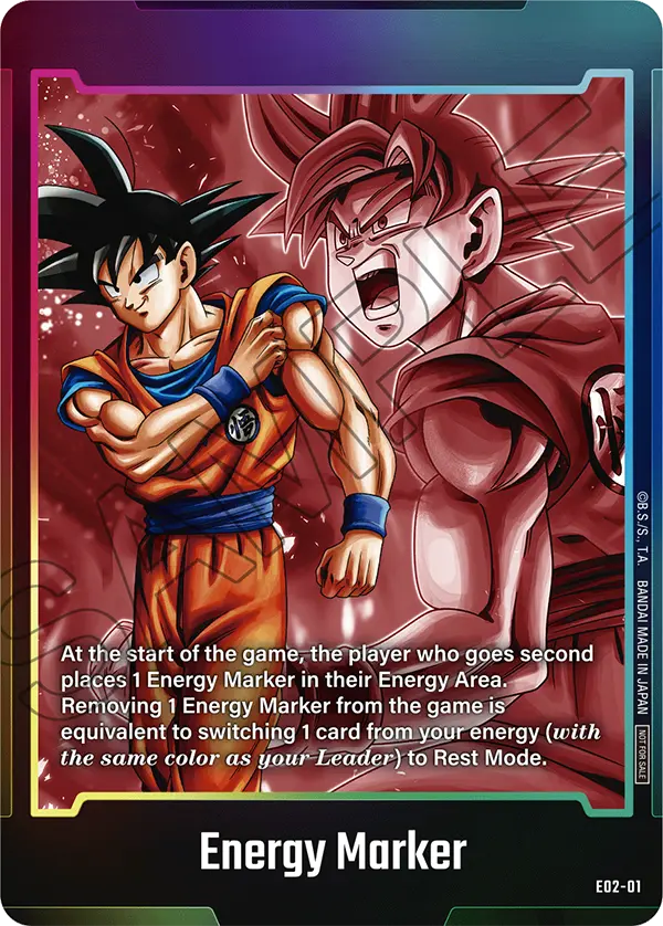 Energy Marker E02-01 Dragon Ball Fusion World card, Promo