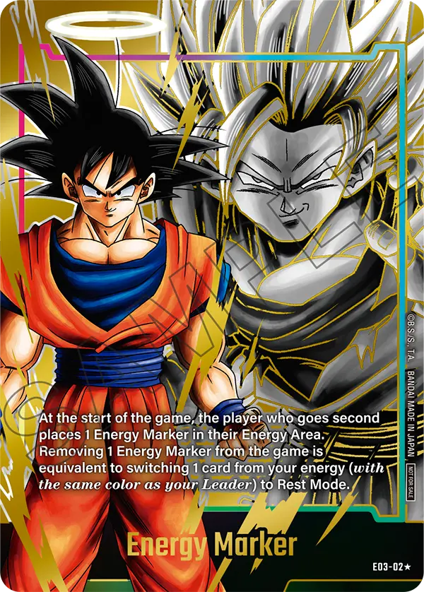 Energy Marker E03-02 Dragon Ball Fusion World card, Promo