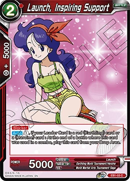 Launch, Inspiring Support EB1-03 card