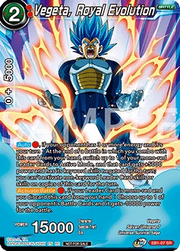 Vegeta, Royal Evolution EB1-07_PR02 card