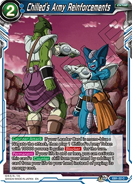 Chilled's Army Reinforcements EB1-22 card