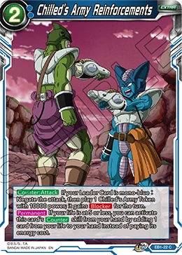 Chilled's Army Reinforcements EB1-22_PR card