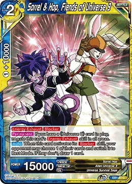 Sorrel & Hop, Fiends of Universe 9 EB1-61 card