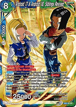 Android 17 & Android 18, Siblings Revived EB1-62 card