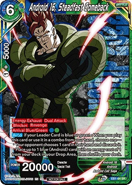 Android 16, Steadfast Comeback EB1-64_PR card