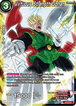 Virtuous Strength Gohan EX03-03 card