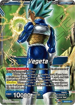 Vegeta EX03-07 card