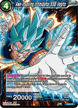 Awe-Inspiring Intimidator SSB Vegito EX03-08 card