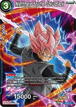 Nightmare Scythe Goku Black EX03-10 card