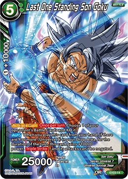 Last One Standing Son Goku EX03-14 card