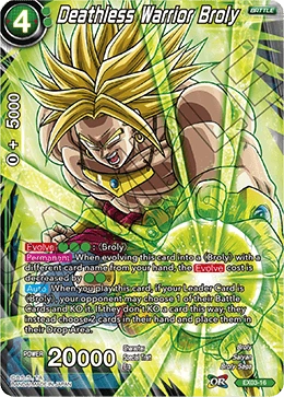 Deathless Warrior Broly EX03-16 card