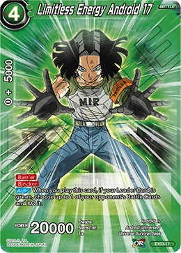 Limitless Energy Android 17 EX03-17 card