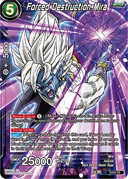 Forced Destruction Mira EX03-29 card
