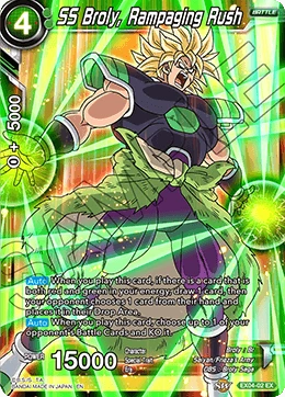 SS Broly, Rampaging Rush EX04-02 card