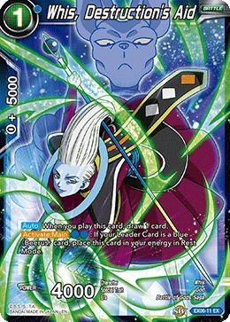 Whis, Destruction's Aid EX06-11 card