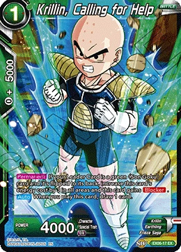 Krillin, Calling for Help EX06-17 card