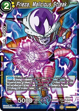 Frieza, Malicious Streak EX06-24 card