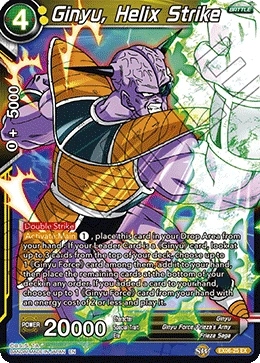 Ginyu, Helix Strike EX06-25 card