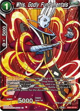 Whis, Godly Fundamentals EX07-03 card