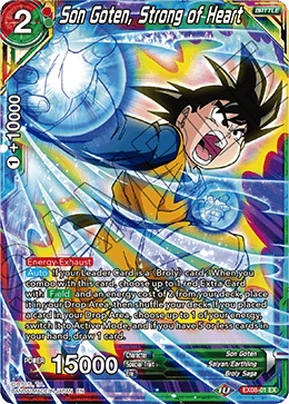 Son Goten, Strong of Heart EX08-01 card