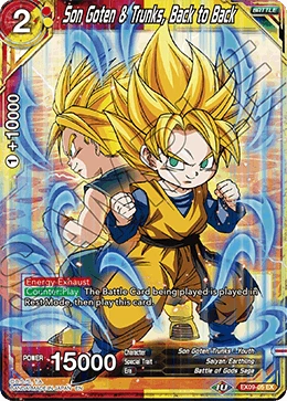 Son Goten & Trunks, Back to Back EX09-05 card