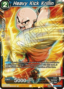 Heavy Kick Krillin EX10-01 card