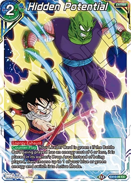 Hidden Potential EX10-06 Dragon Ball Masters card