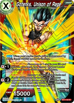 Gotenks, Unison of Rage EX11-02 card