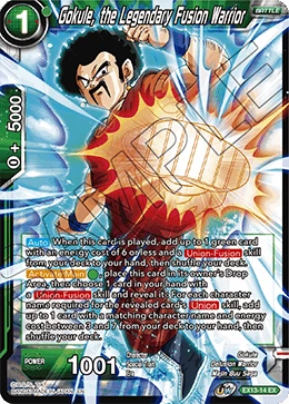 Gokule, the Legendary Fusion Warrior EX13-14 card