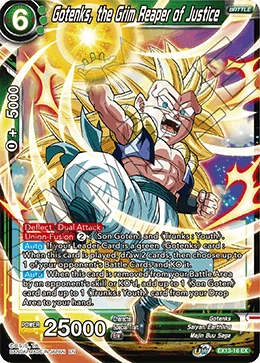 Gotenks, the Grim Reaper of Justice EX13-16 card