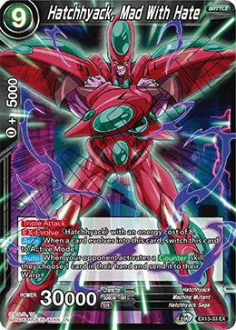 Hatchhyack, Mad With Hate EX13-33 card