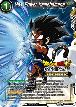 Max Power Kamehameha EX13-34_PR card