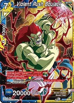 Violent Rush Boujack EX13-35 Dragon Ball Masters card