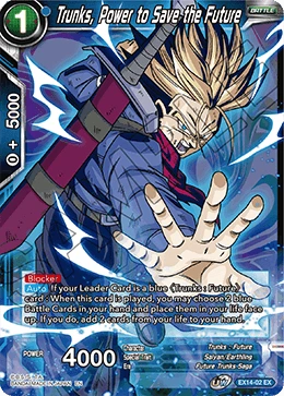 Trunks, Power to Save the Future EX14-02 card