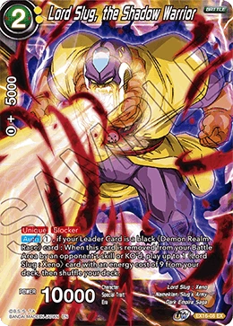 Lord Slug, the Shadow Warrior EX16-08 card