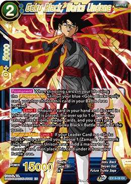 Goku Black, Works Undone EX19-08 card