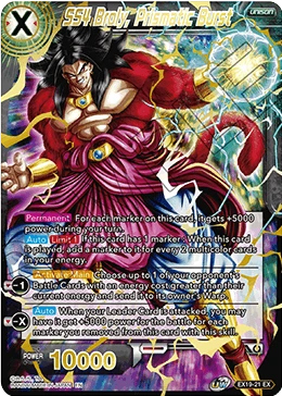 SS4 Broly, Prismatic Burst EX19-21 card