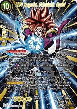 SS4 Gogeta, Prismatic Burst EX19-22 card