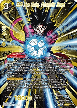 SS4 Son Goku, Prismatic Burst EX19-35 card