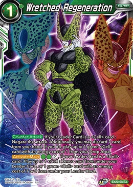 Wretched Regeneration EX20-08 Dragon Ball Masters card