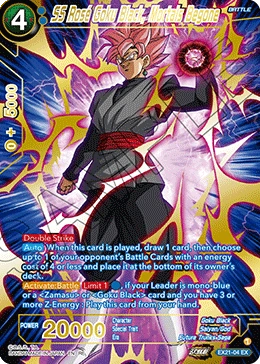 SS Rose Goku Black, Mortals Begone EX21-04_PR card