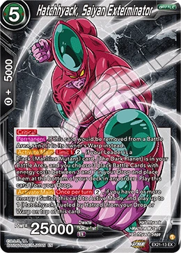 Hatchhyack, Saiyan Exterminator EX21-13 card