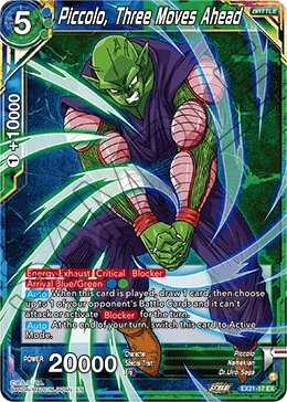 Piccolo, Three Moves Ahead EX21-17 card