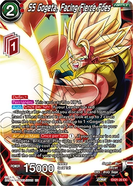 SS Gogeta, Facing Fierce Foes EX21-20 card
