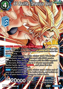 SS Caulifla, Tenacious Spirit EX21-24 card