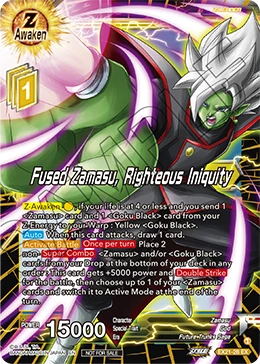 Fused Zamasu, Righteous Iniquity EX21-28 Dragon Ball Masters card, Promo